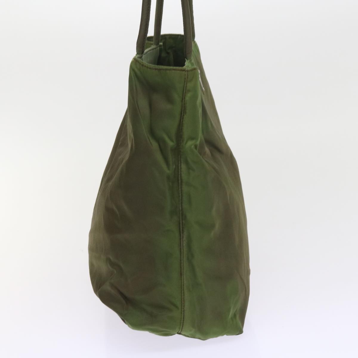 PRADA Tote Bag Nylon Khaki Auth ac2445