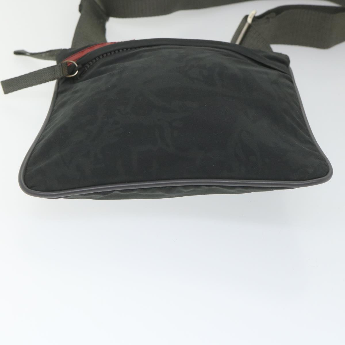 PRADA Sports Shoulder Bag Nylon Black Auth ac2446