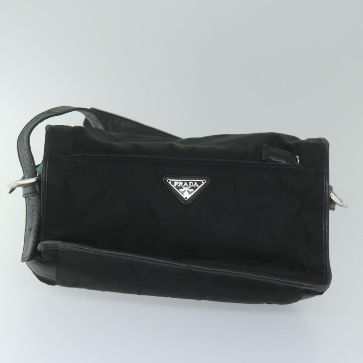 PRADA Shoulder Bag Nylon 2Set Black Auth ac2452