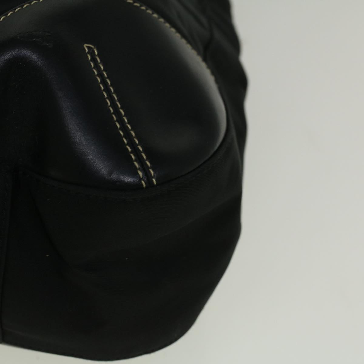 PRADA Tote Bag Nylon Black Auth ac2462