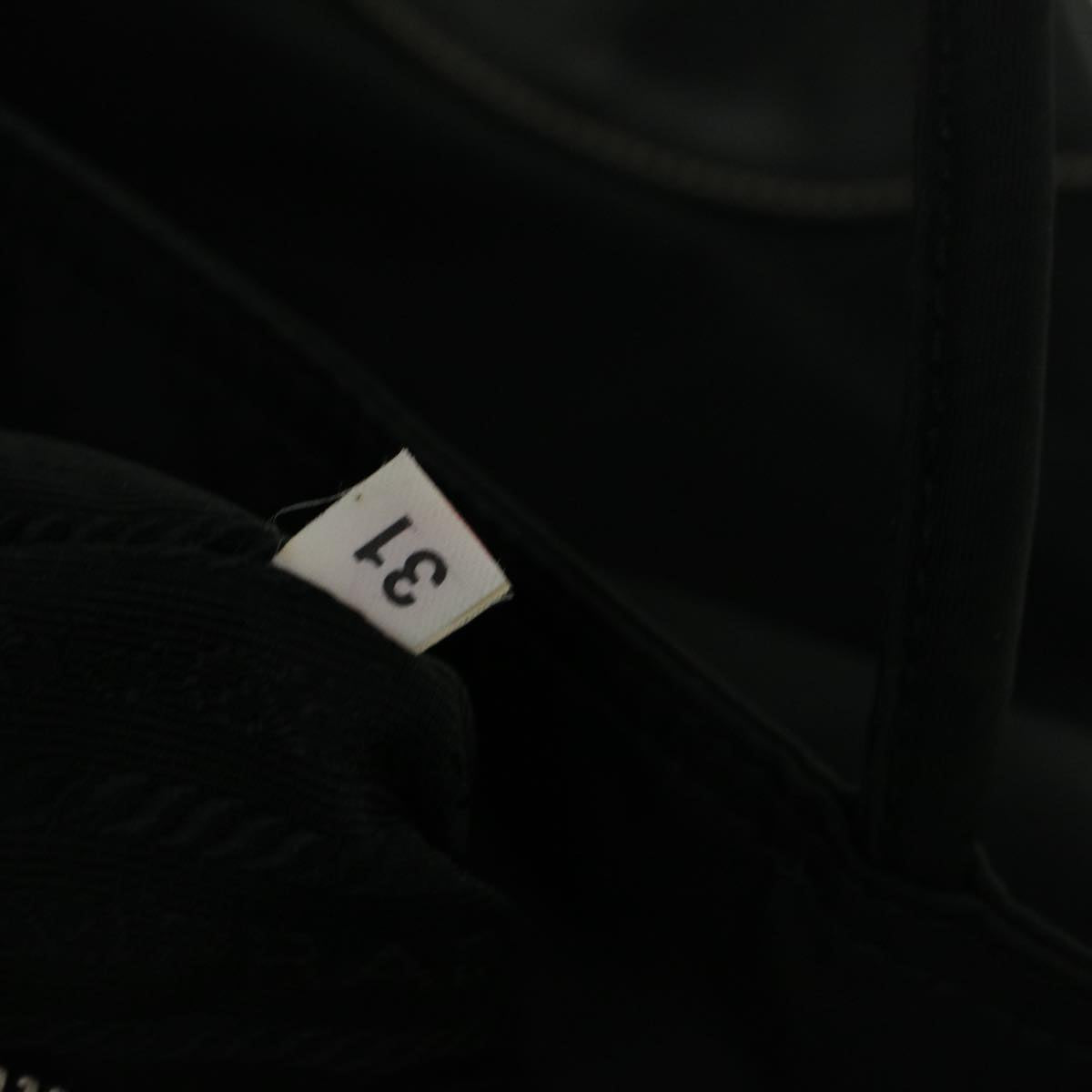 PRADA Tote Bag Nylon Black Auth ac2462