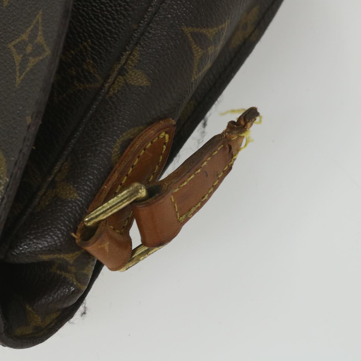 LOUIS VUITTON Monogram Saint Cloud MM Shoulder Bag M51243 LV Auth ac2465