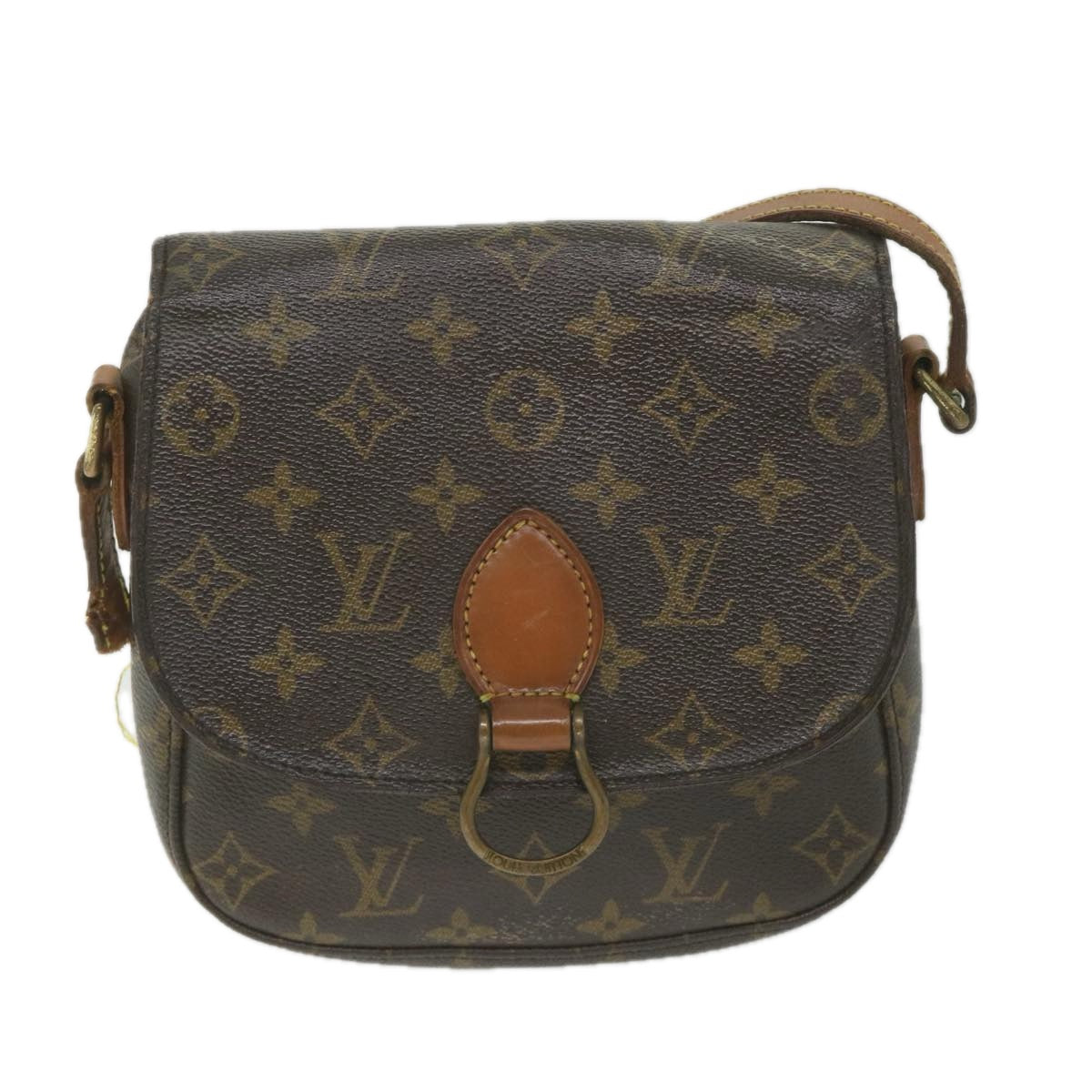 LOUIS VUITTON Monogram Saint Cloud MM Shoulder Bag M51243 LV Auth ac2465