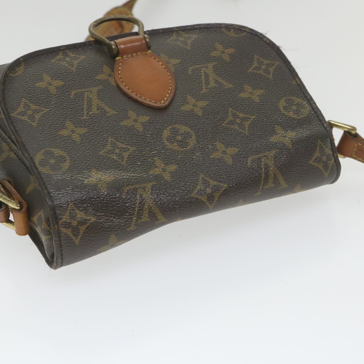 LOUIS VUITTON Monogram Saint Cloud MM Shoulder Bag M51243 LV Auth ac2465