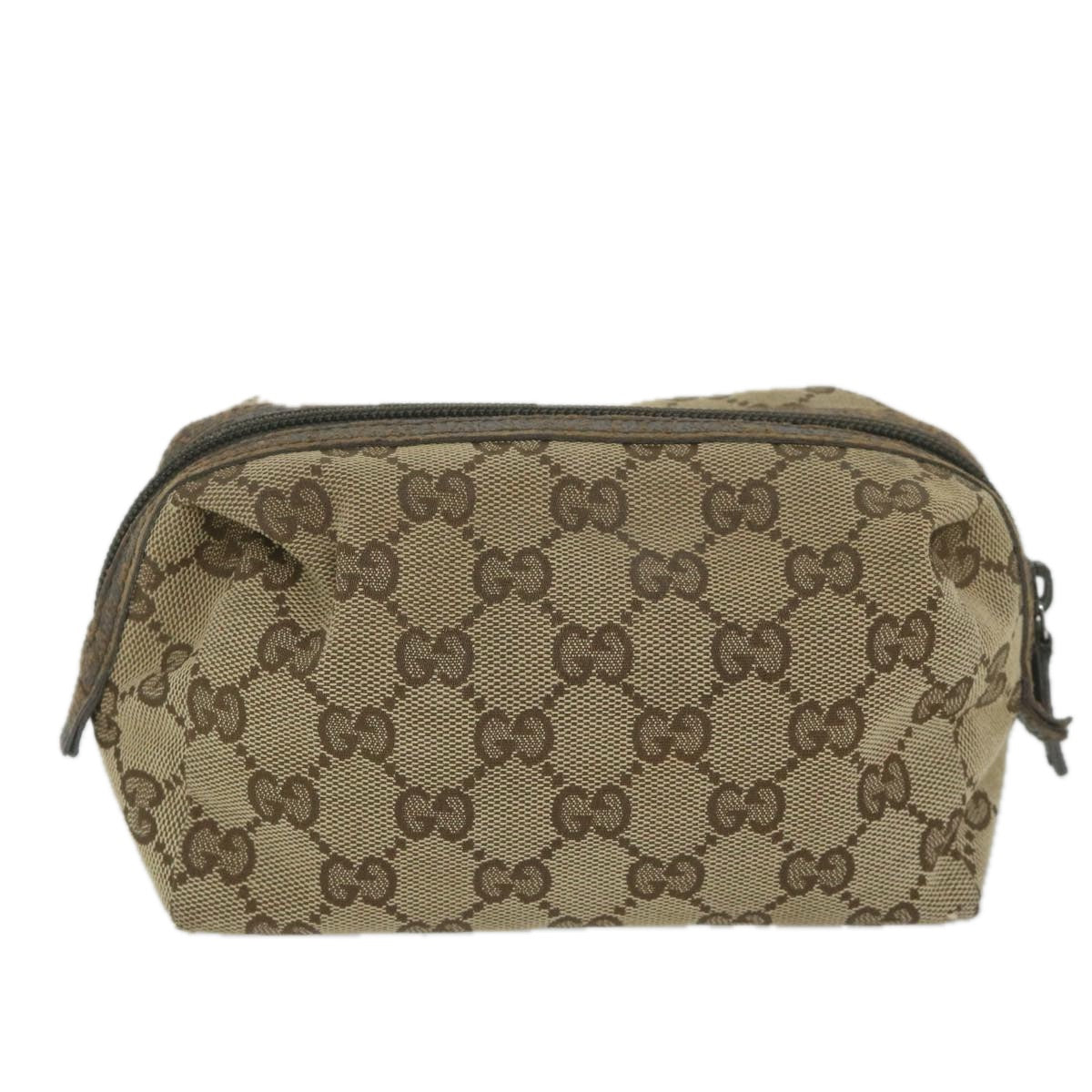 GUCCI GG Canvas Pouch Beige 29595 Auth ac2497 - 0