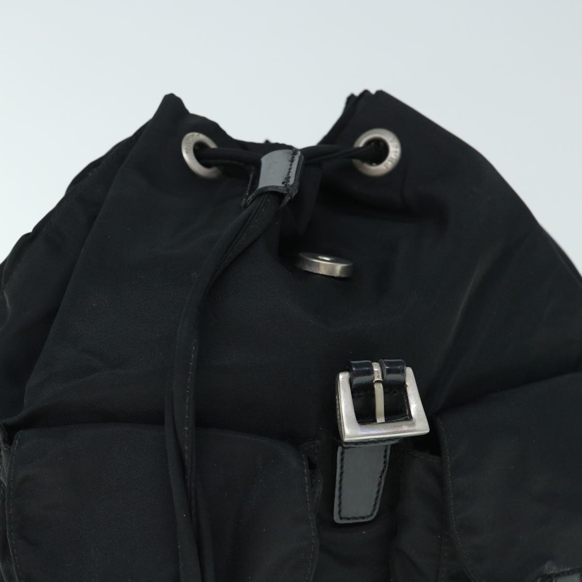 PRADA Backpack Nylon Black Auth ac2501