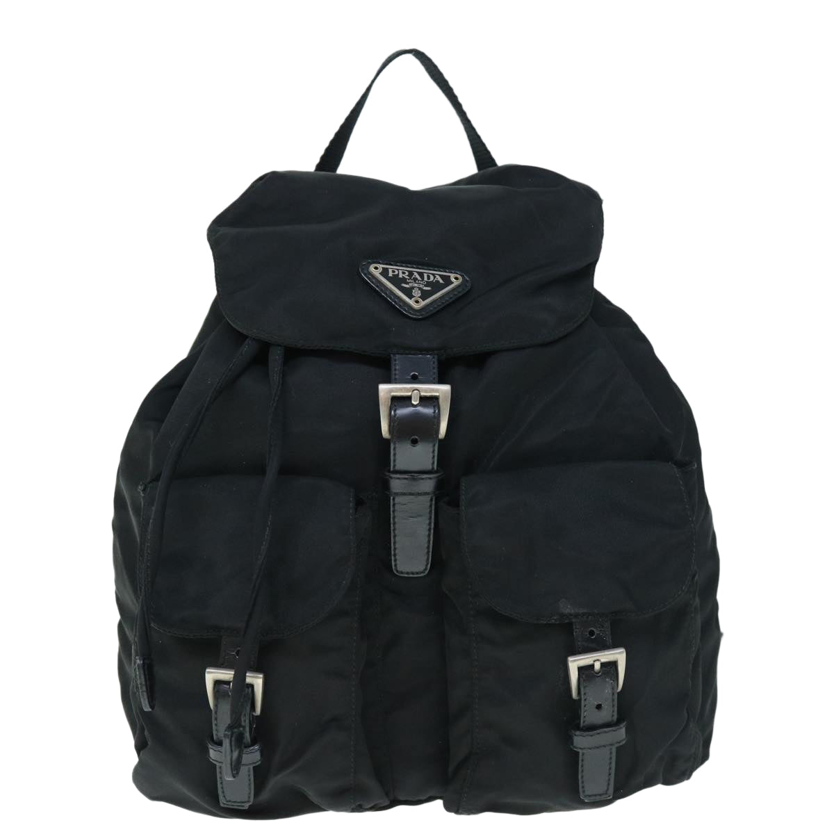 PRADA Backpack Nylon Black Auth ac2501