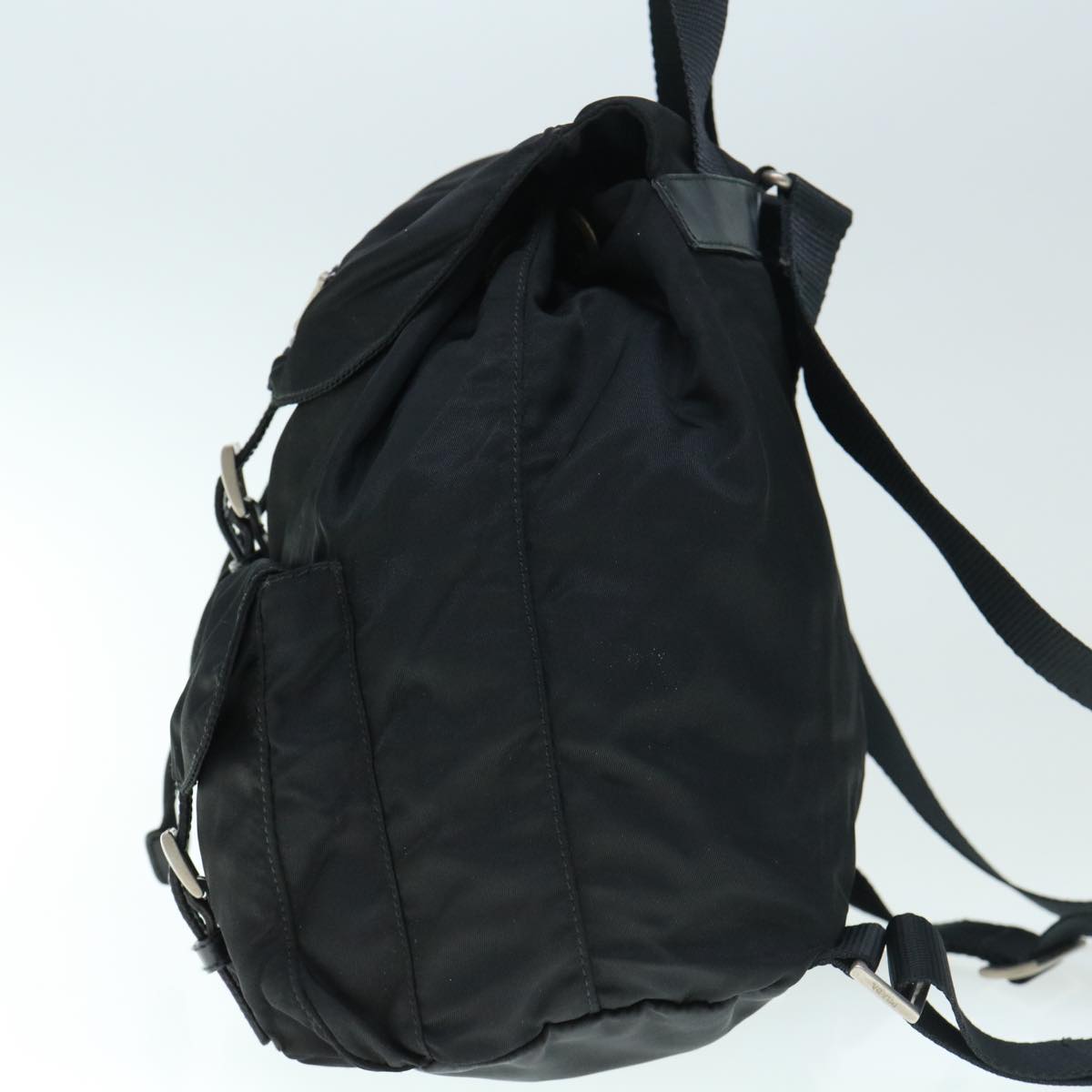 PRADA Backpack Nylon Black Auth ac2501