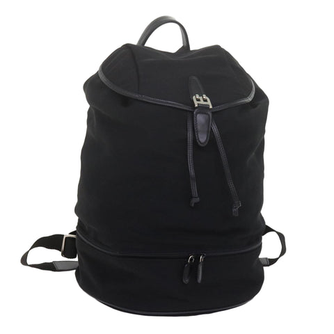 BALLY Backpack Canvas Black Auth ac2502