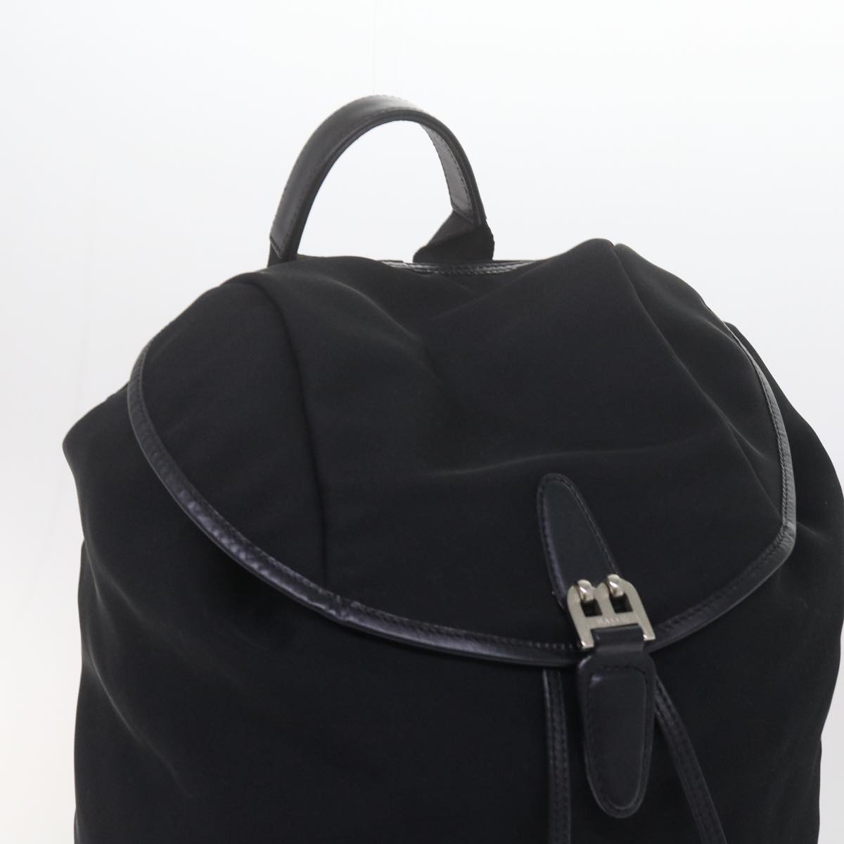 BALLY Backpack Canvas Black Auth ac2502