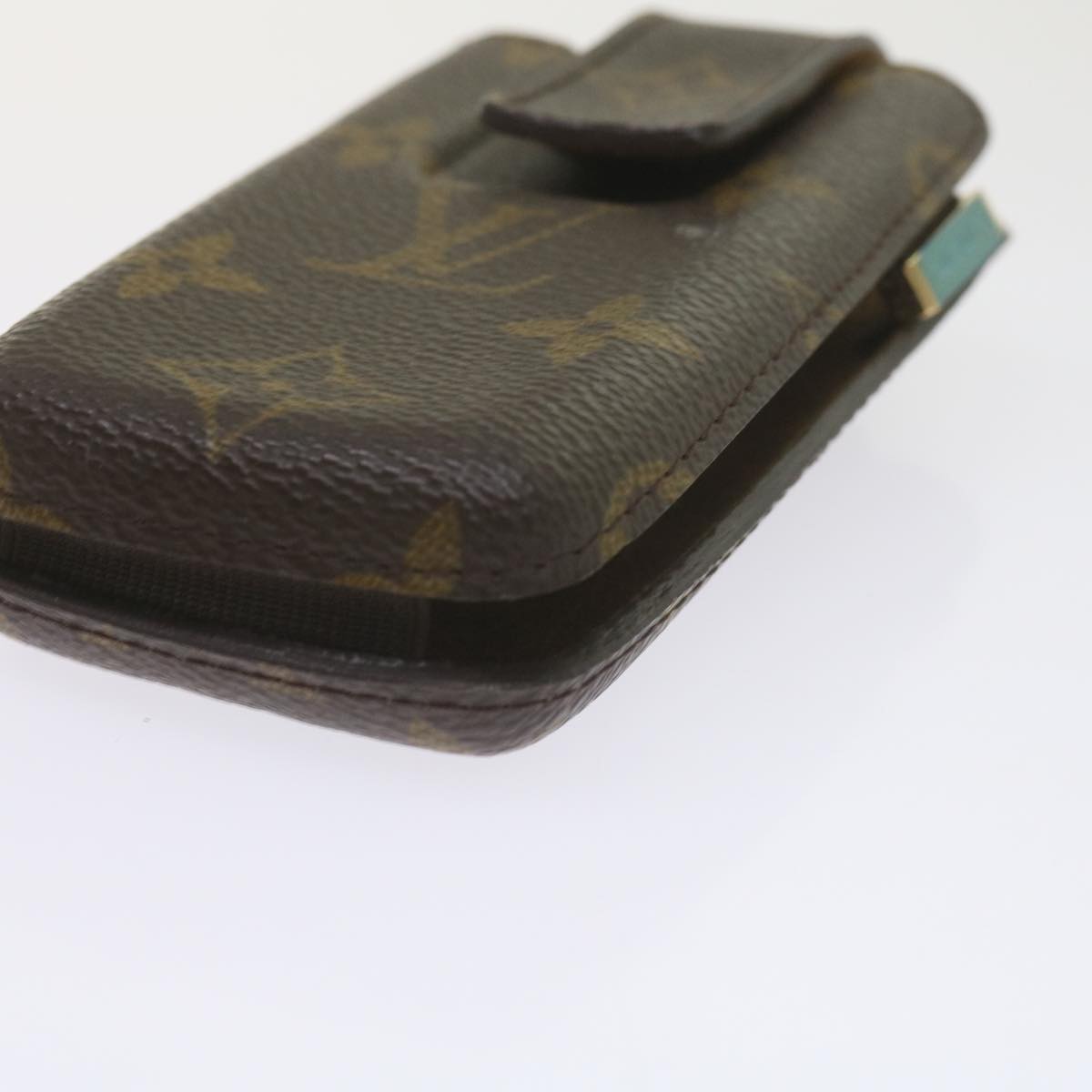 LOUIS VUITTON Monogram Etui Telephone International Cell Case M63064 Auth ac2504