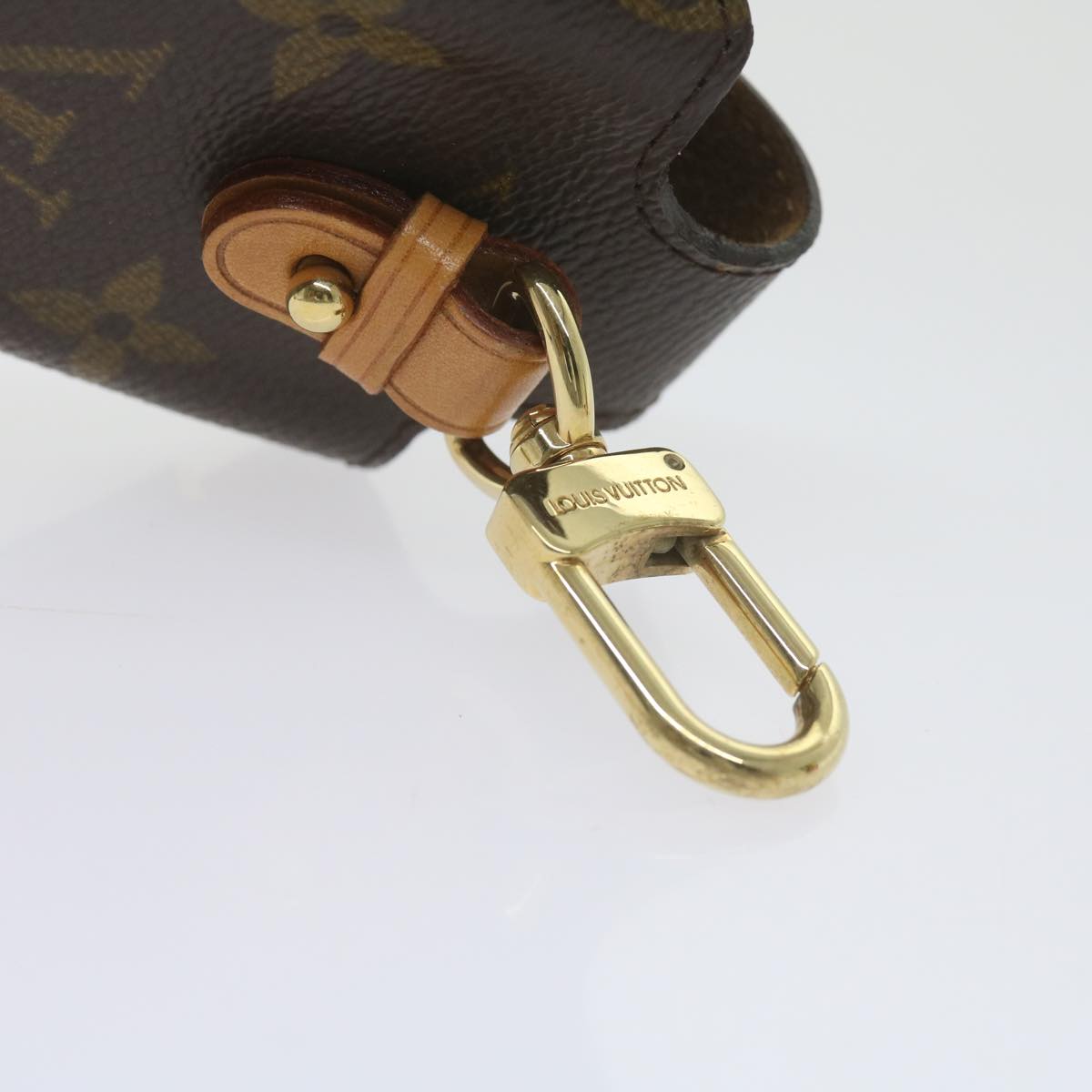 LOUIS VUITTON Monogram Etui Telephone International Cell Case M63064 Auth ac2504