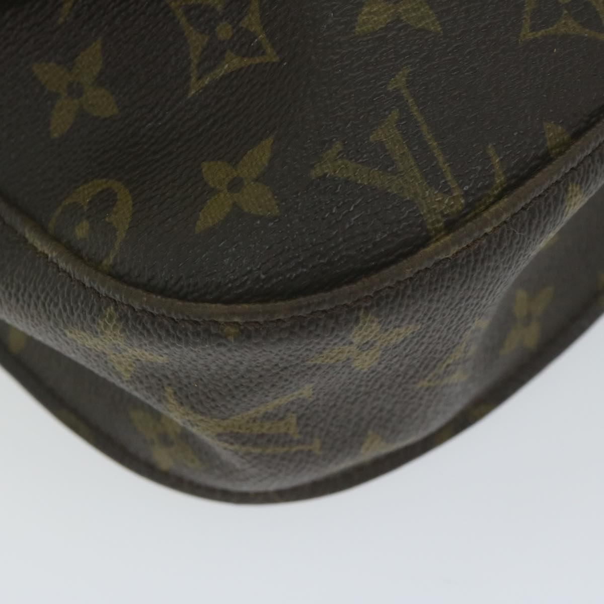 LOUIS VUITTON Monogram Saint Cloud GM Shoulder Bag Vintage M51242 LV Auth ac2547