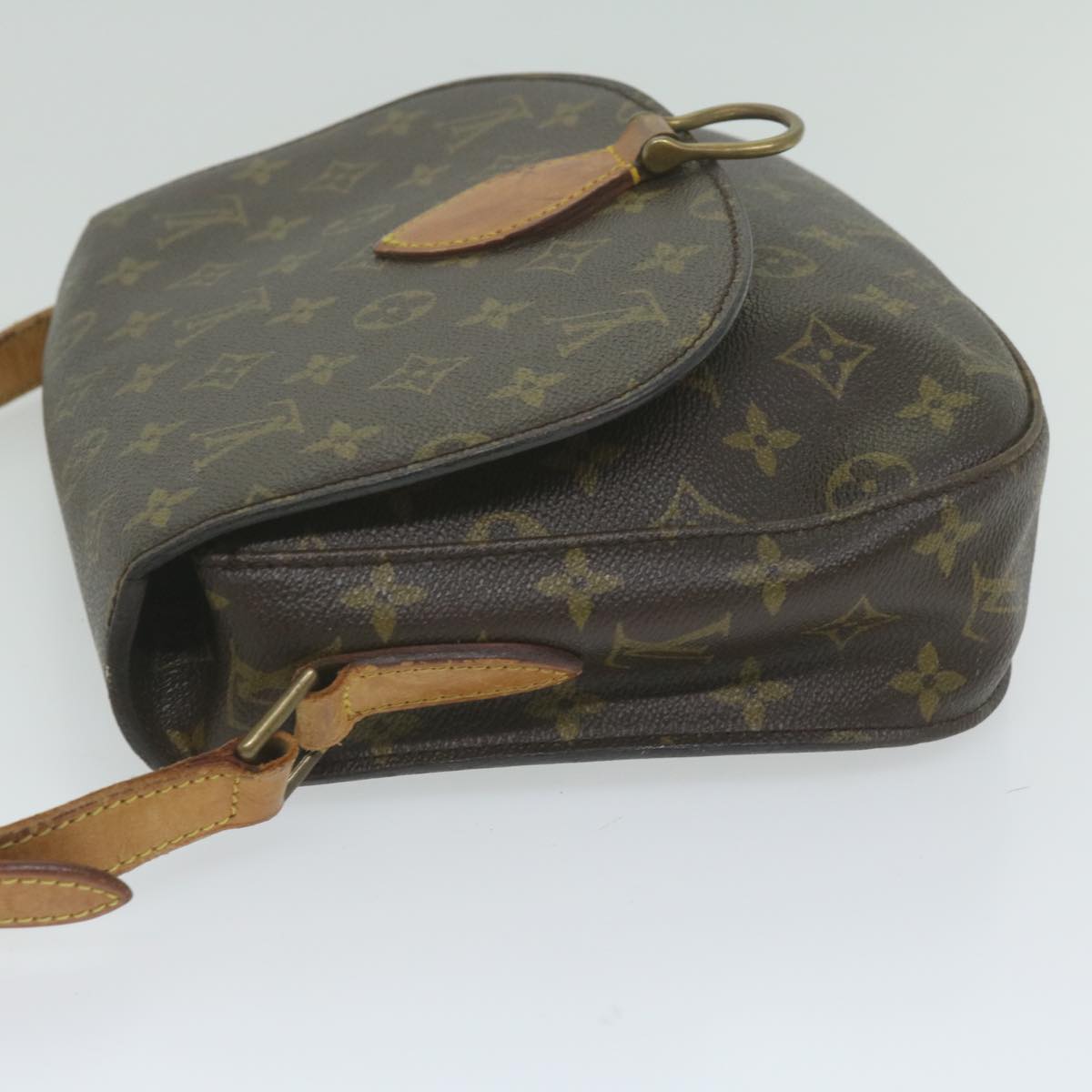 LOUIS VUITTON Monogram Saint Cloud GM Shoulder Bag Vintage M51242 LV Auth ac2547