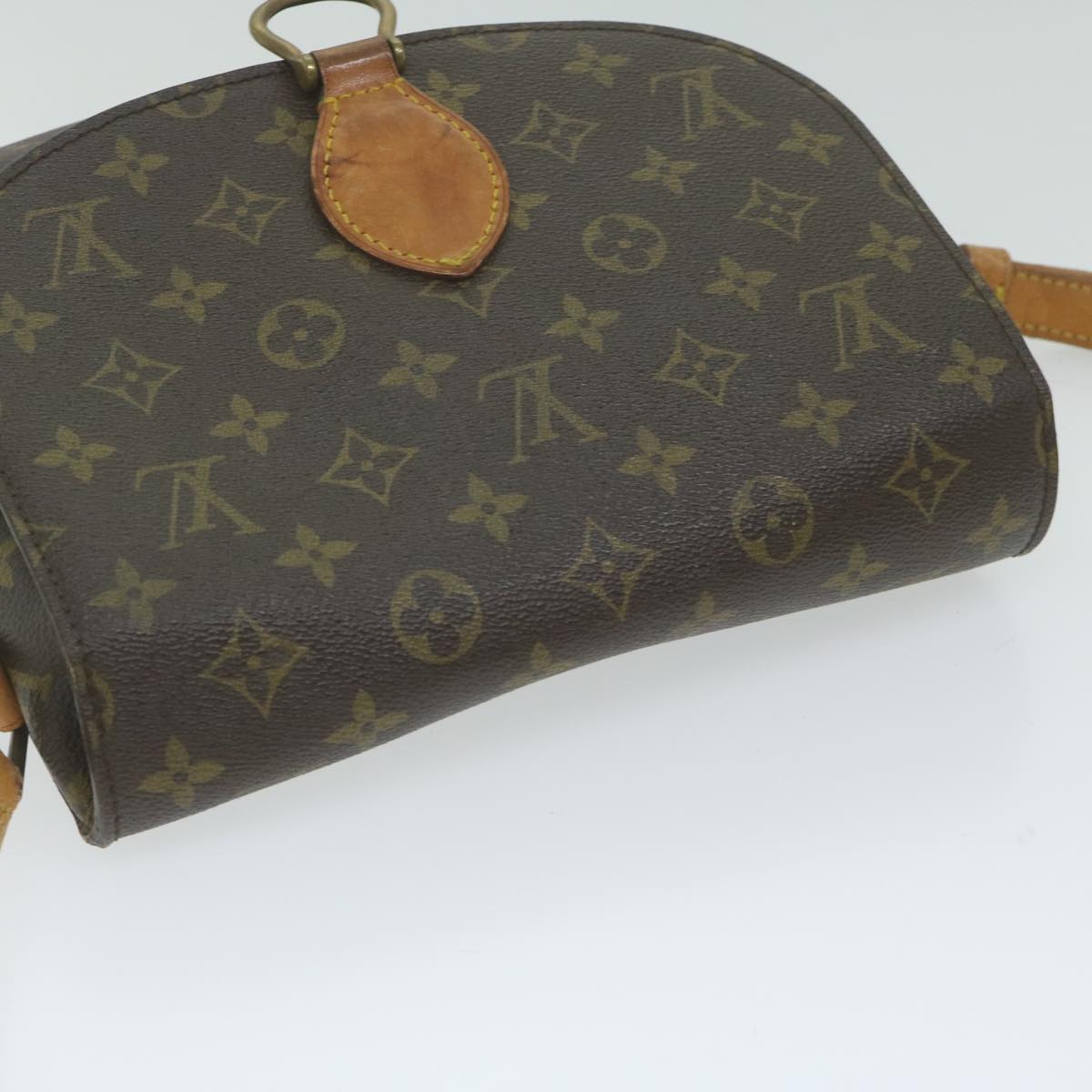 LOUIS VUITTON Monogram Saint Cloud GM Shoulder Bag Vintage M51242 LV Auth ac2547