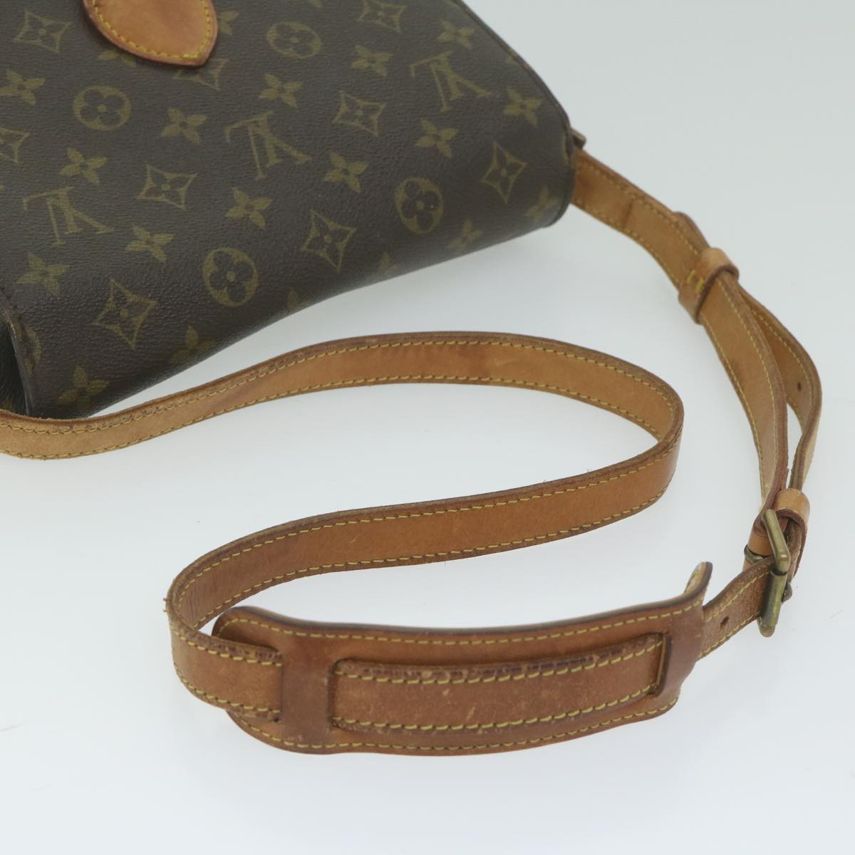 LOUIS VUITTON Monogram Saint Cloud GM Shoulder Bag Vintage M51242 LV Auth ac2547