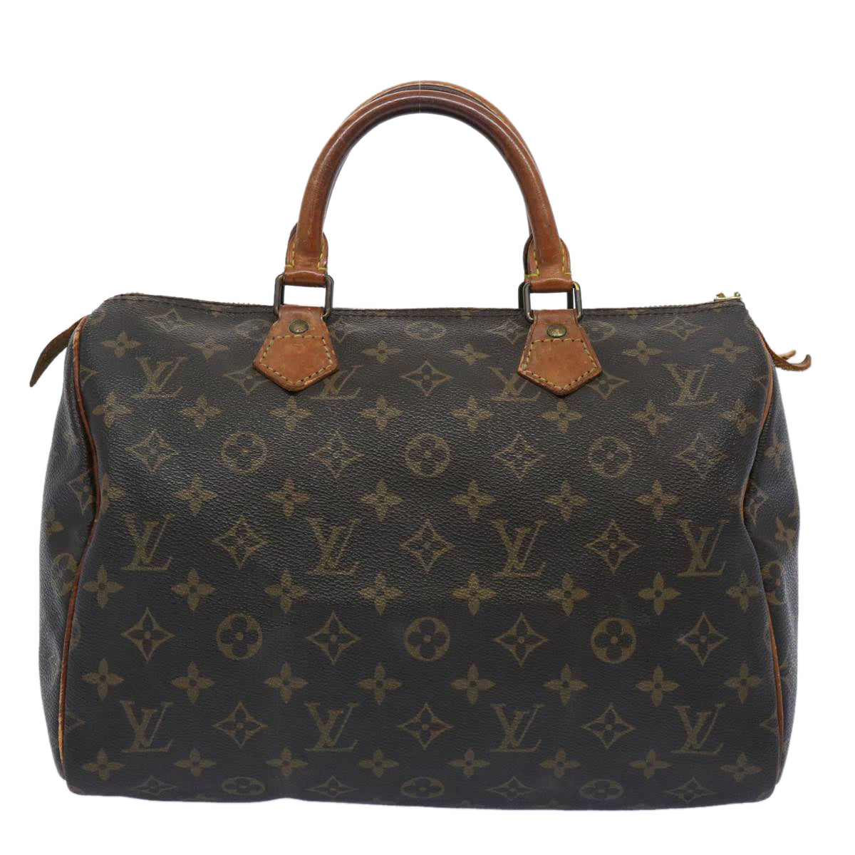 LOUIS VUITTON Monogram Speedy 30 Hand Bag M41526 LV Auth ac2549