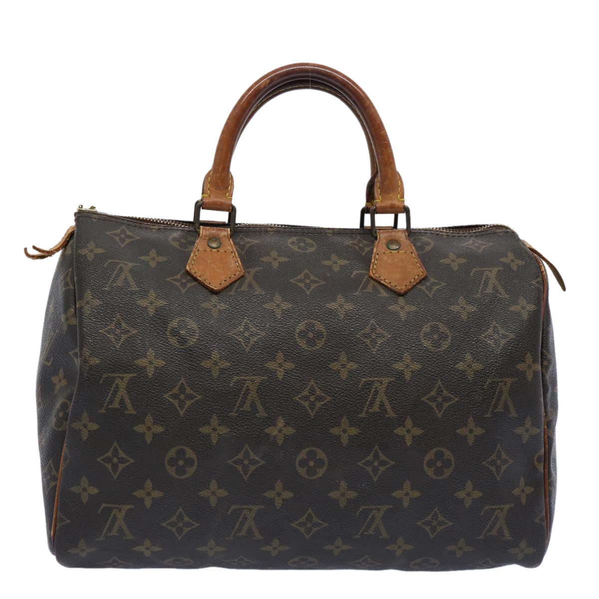 LOUIS VUITTON Monogram Speedy 30 Hand Bag M41526 LV Auth ac2549