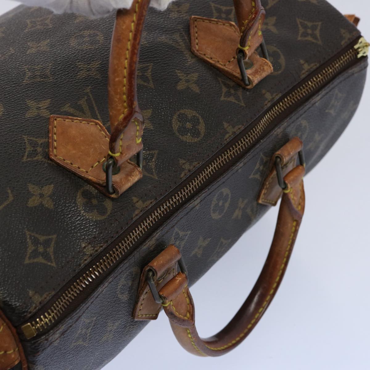 LOUIS VUITTON Monogram Speedy 30 Hand Bag M41526 LV Auth ac2549