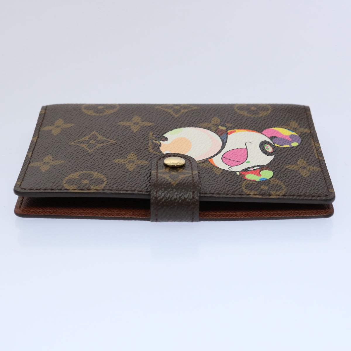 LOUIS VUITTON Monogram Panda Agenda PM Day Planner Cover R20011 LV Auth ac2579A