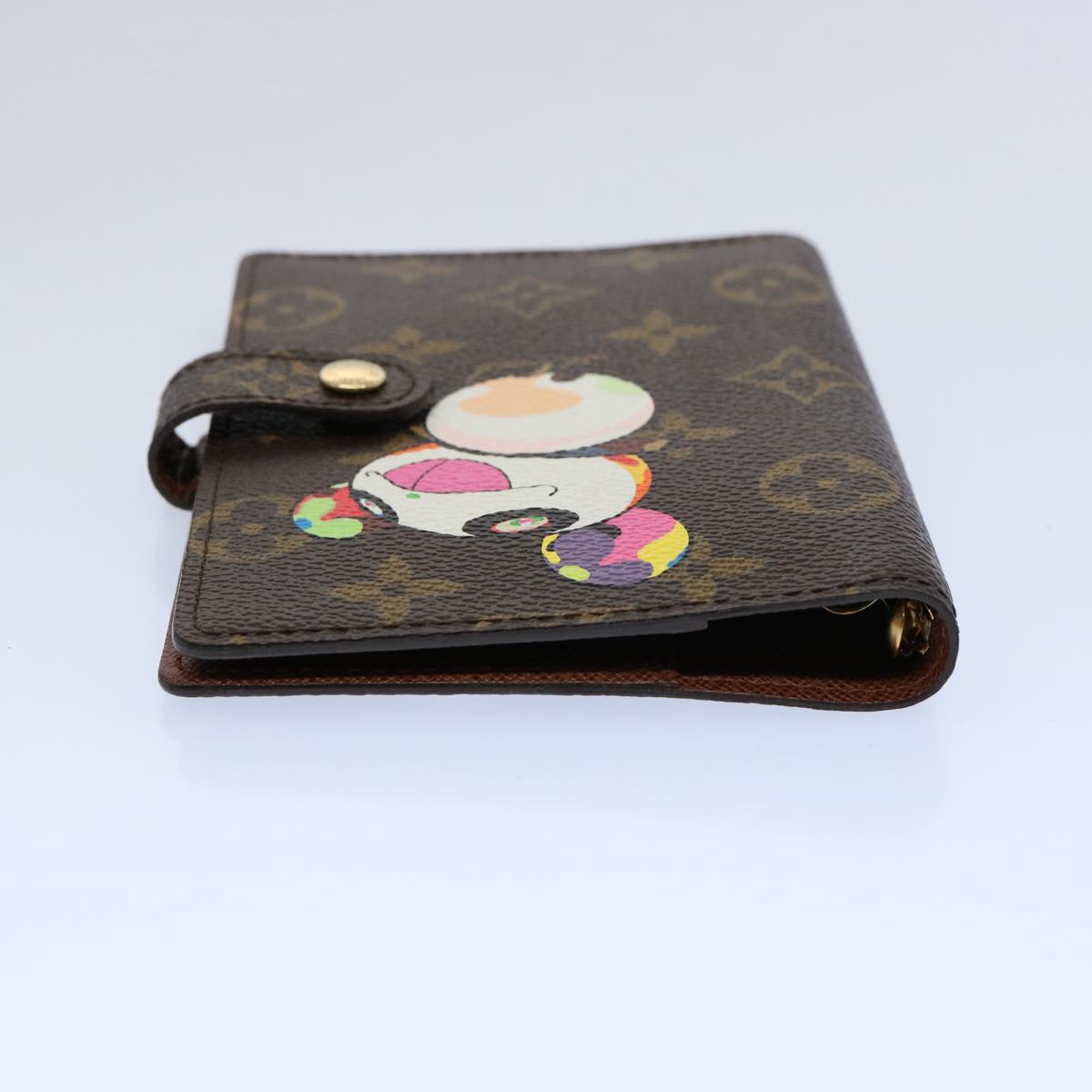 LOUIS VUITTON Monogram Panda Agenda PM Day Planner Cover R20011 LV Auth ac2579A