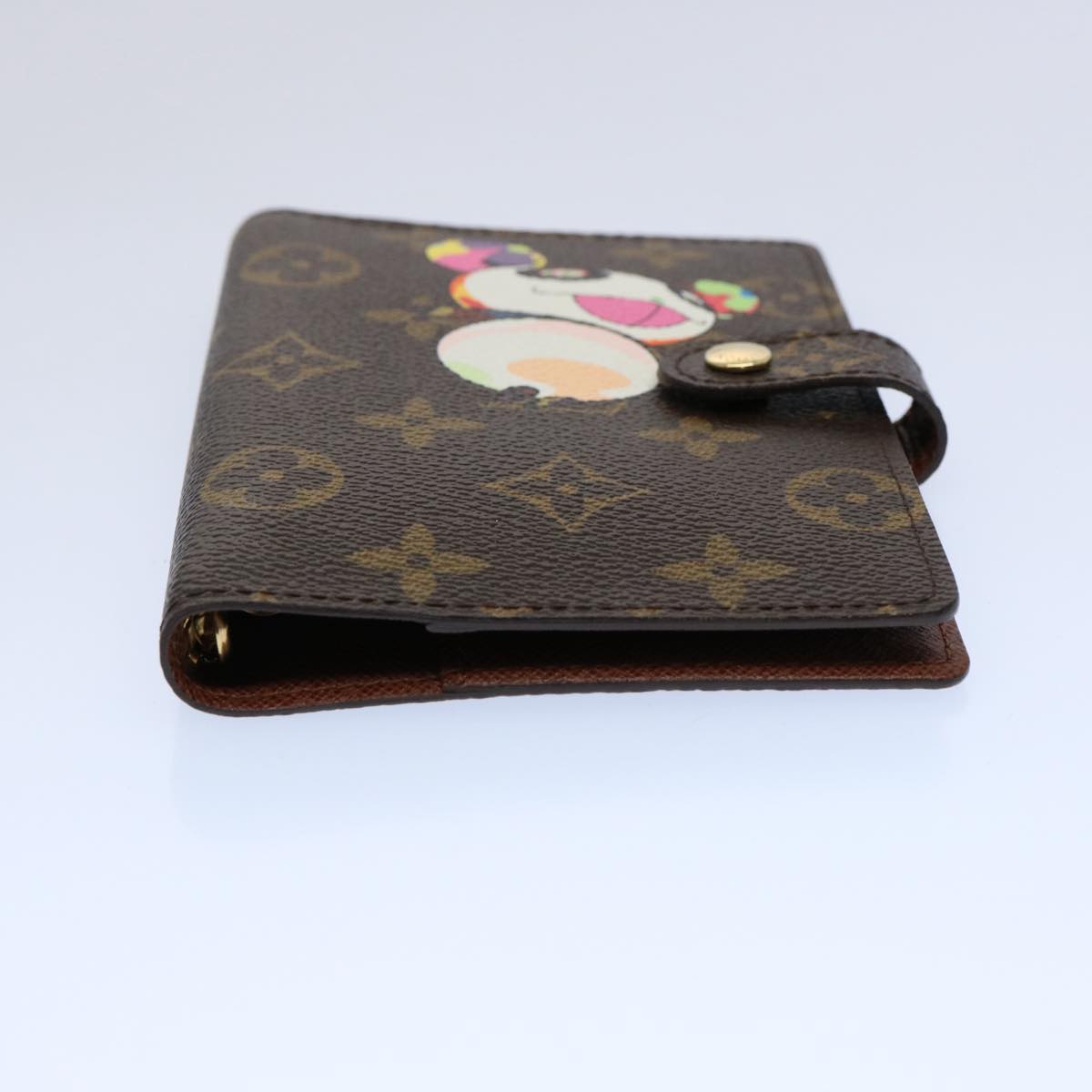 LOUIS VUITTON Monogram Panda Agenda PM Day Planner Cover R20011 LV Auth ac2579A