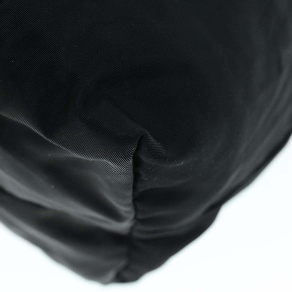 PRADA Hand Bag Nylon Black Auth ac2589