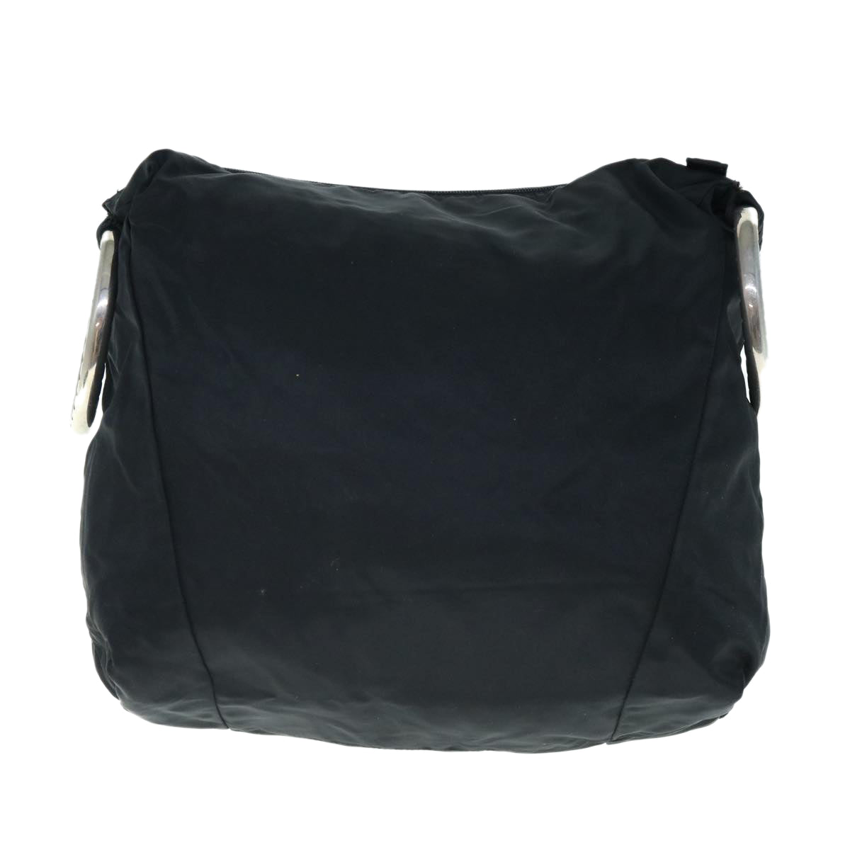 PRADA Hand Bag Nylon Black Auth ac2589 - 0