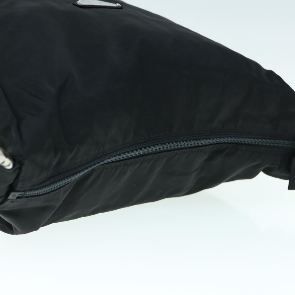 PRADA Hand Bag Nylon Black Auth ac2589