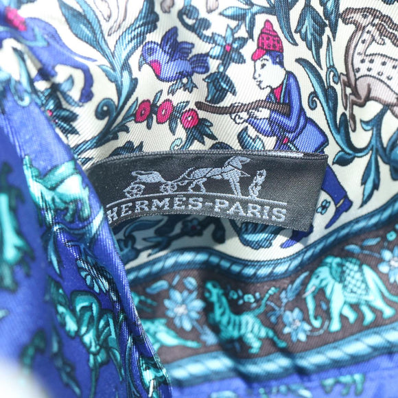 HERMES Pouch Wool Brown Auth ac2590