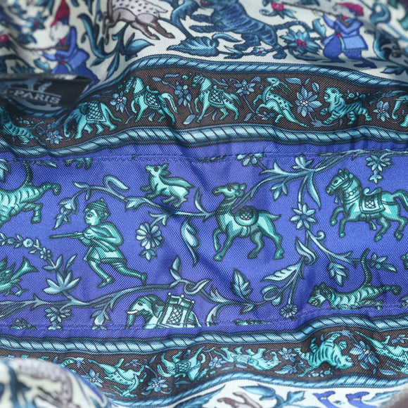 HERMES Pouch Wool Brown Auth ac2590