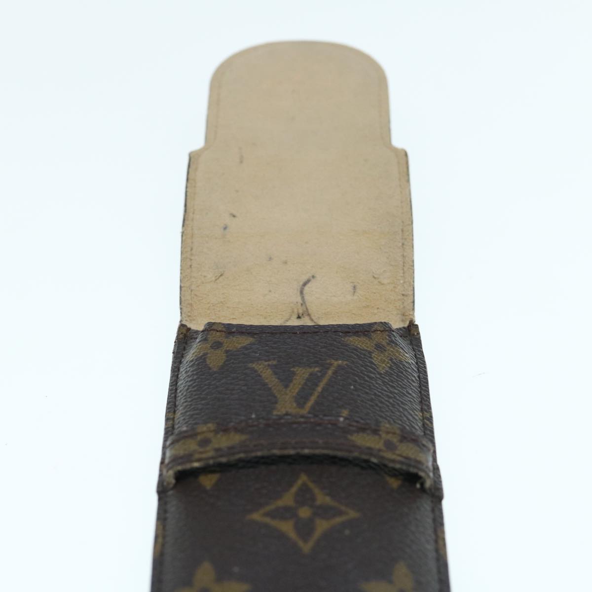 LOUIS VUITTON Monogram Etui Stilo Pen Case M62990 LV Auth ac2596