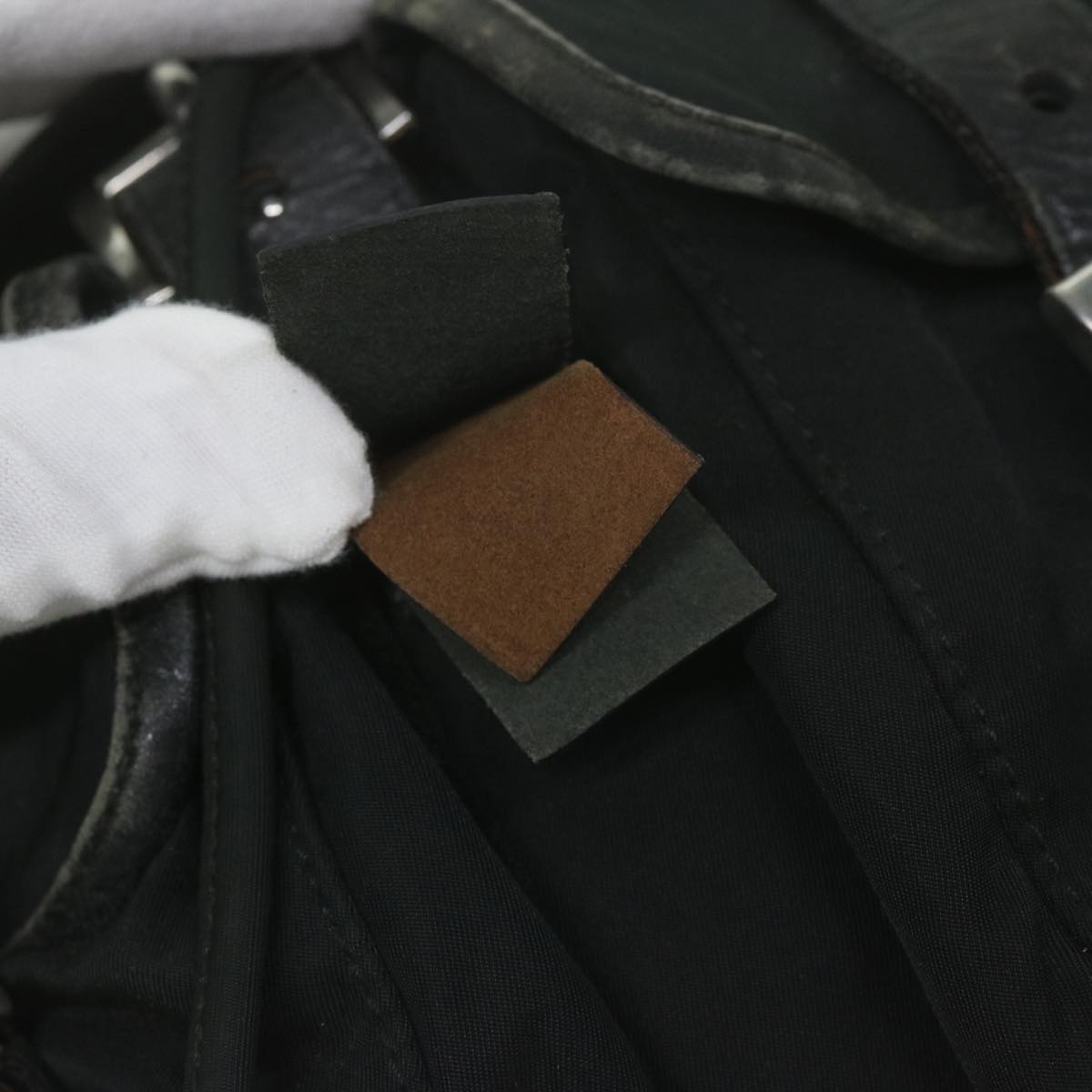 PRADA Backpack Nylon Black Auth ac2597