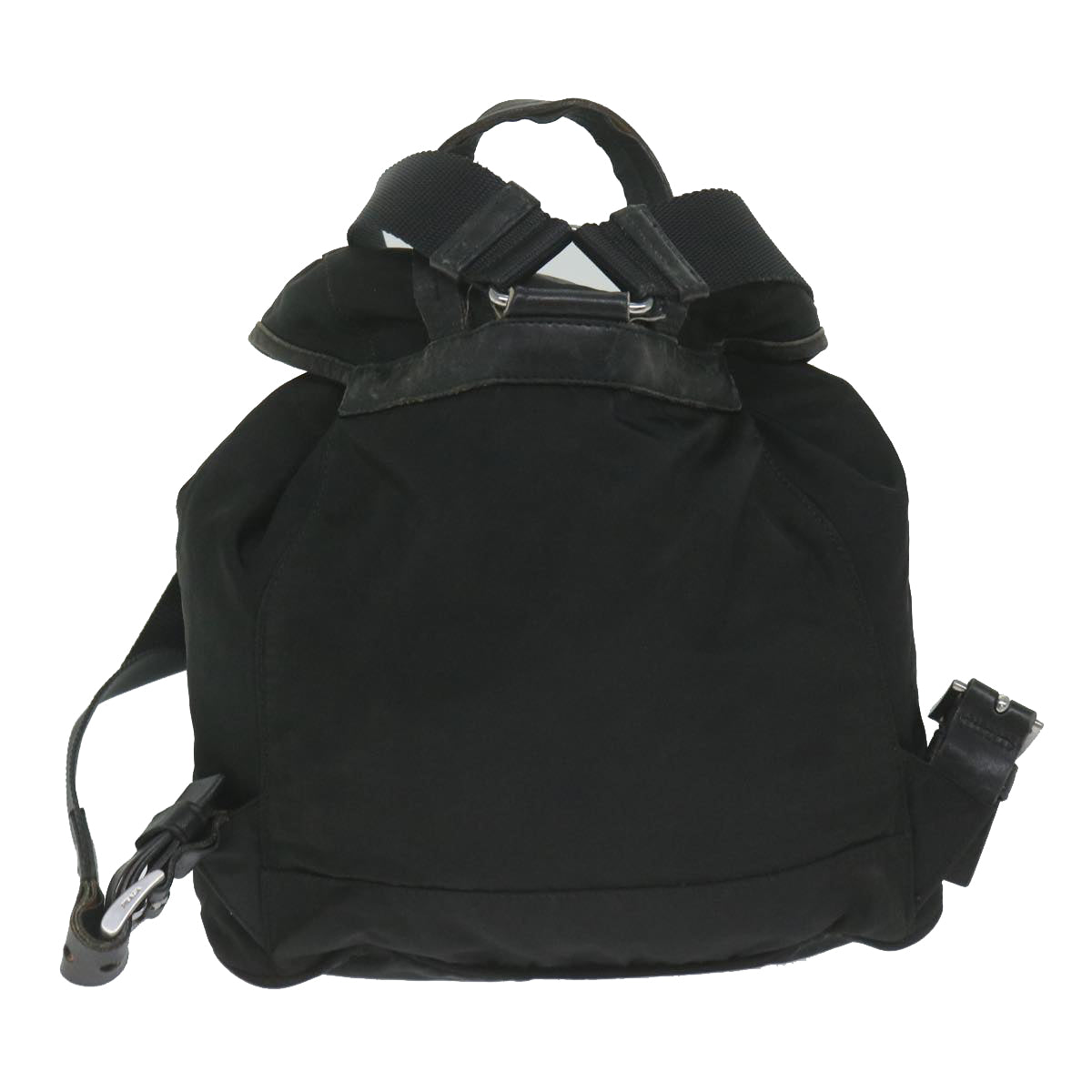 PRADA Backpack Nylon Black Auth ac2597 - 0