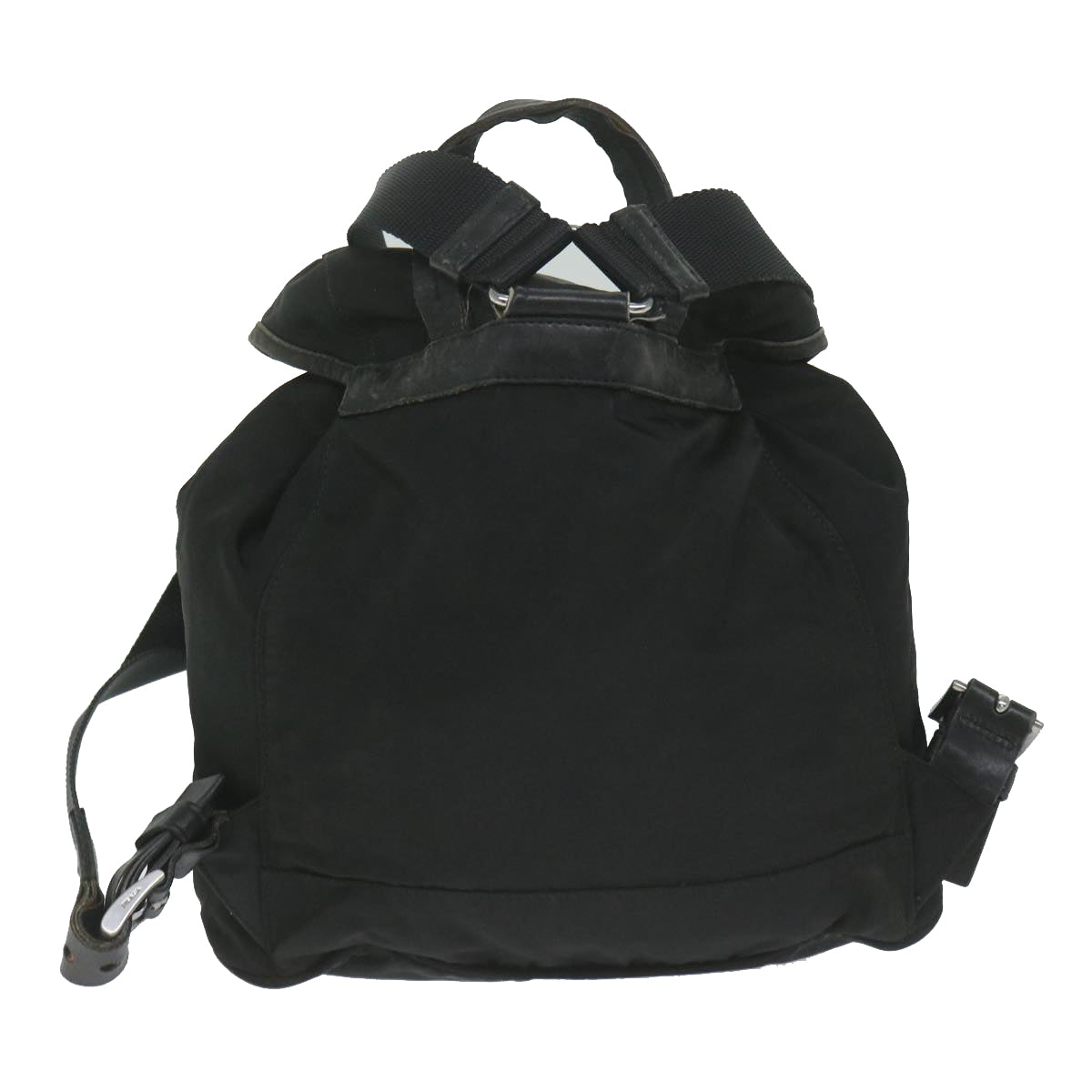 PRADA Backpack Nylon Black Auth ac2597