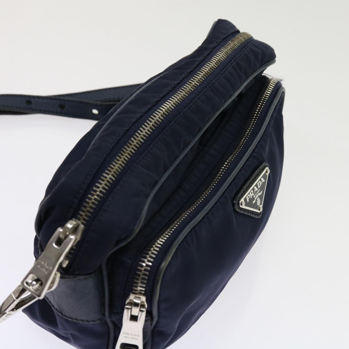 PRADA Shoulder Bag Nylon Navy Auth ac2599