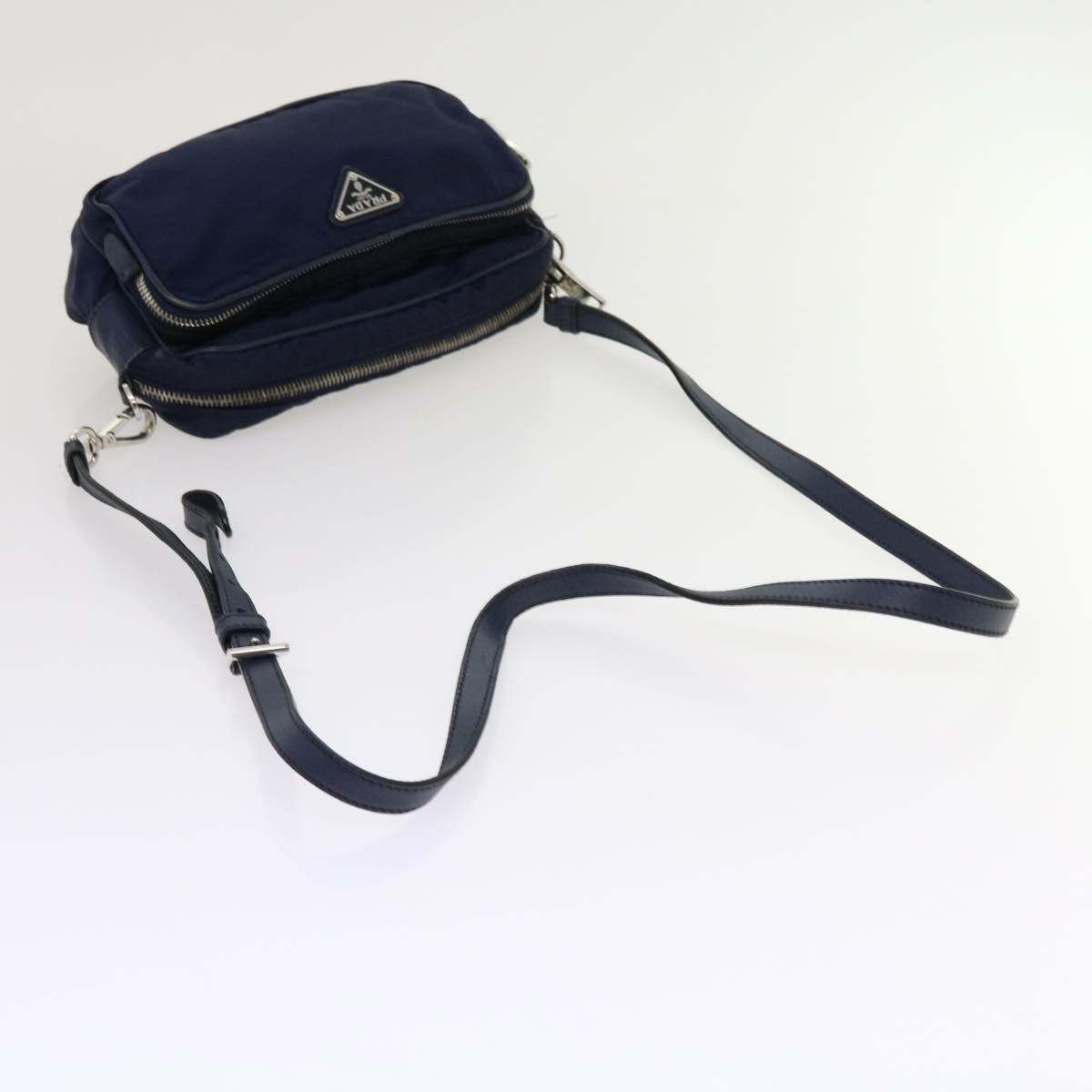 PRADA Shoulder Bag Nylon Navy Auth ac2599