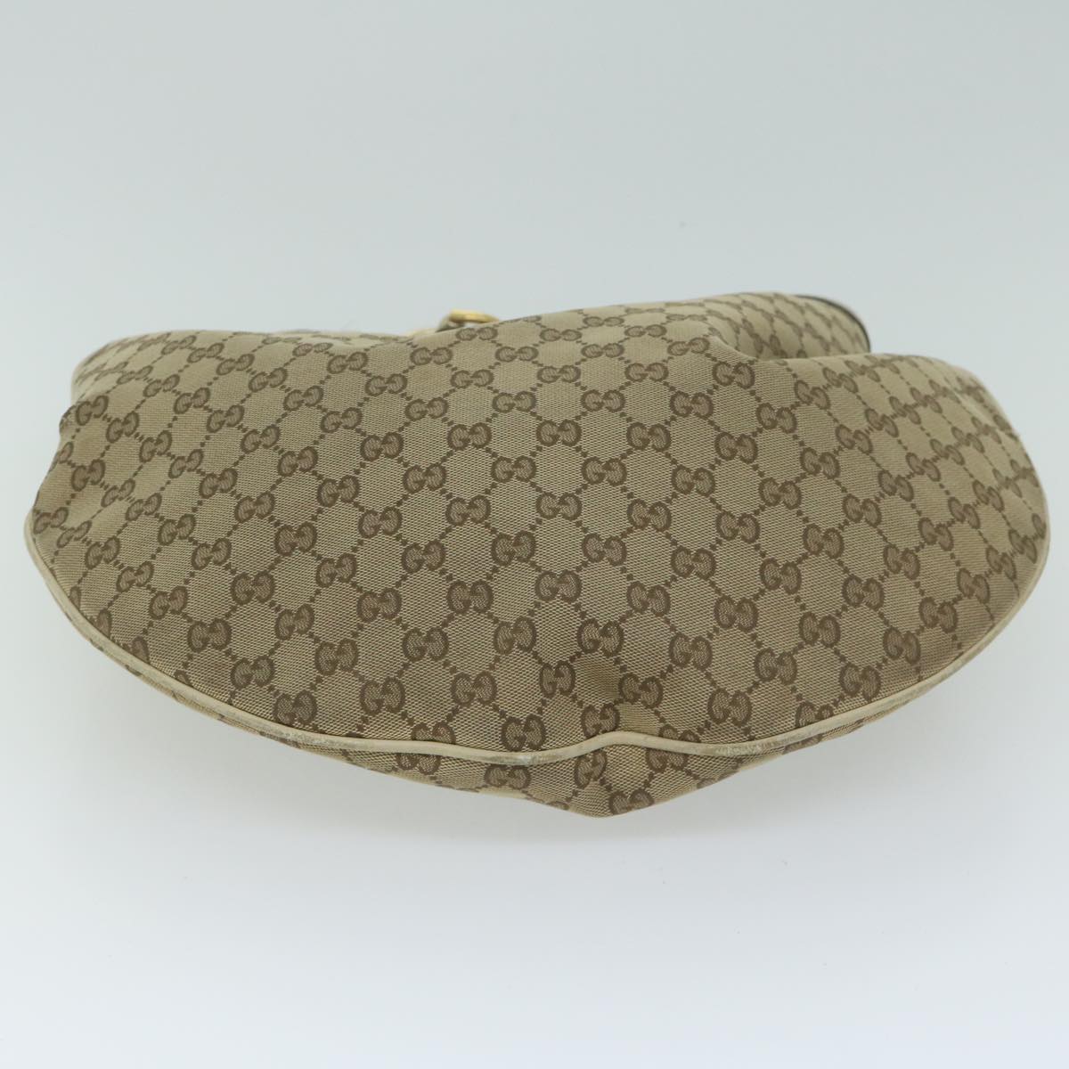 GUCCI GG Canvas Shoulder Bag Beige 211944 Auth ac2610