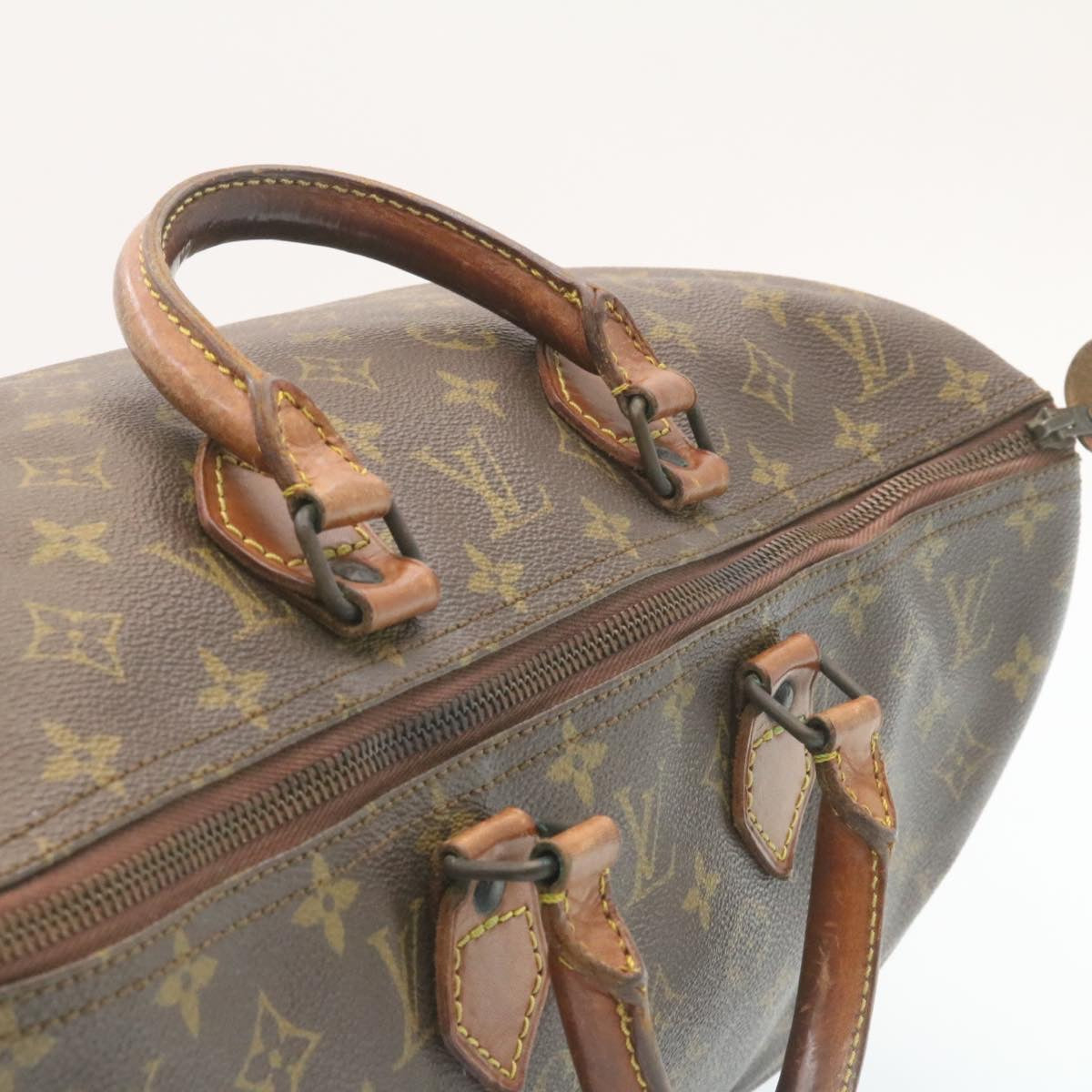 LOUIS VUITTON Monogram Speedy 40 Hand Bag M41522 LV Auth  ac319