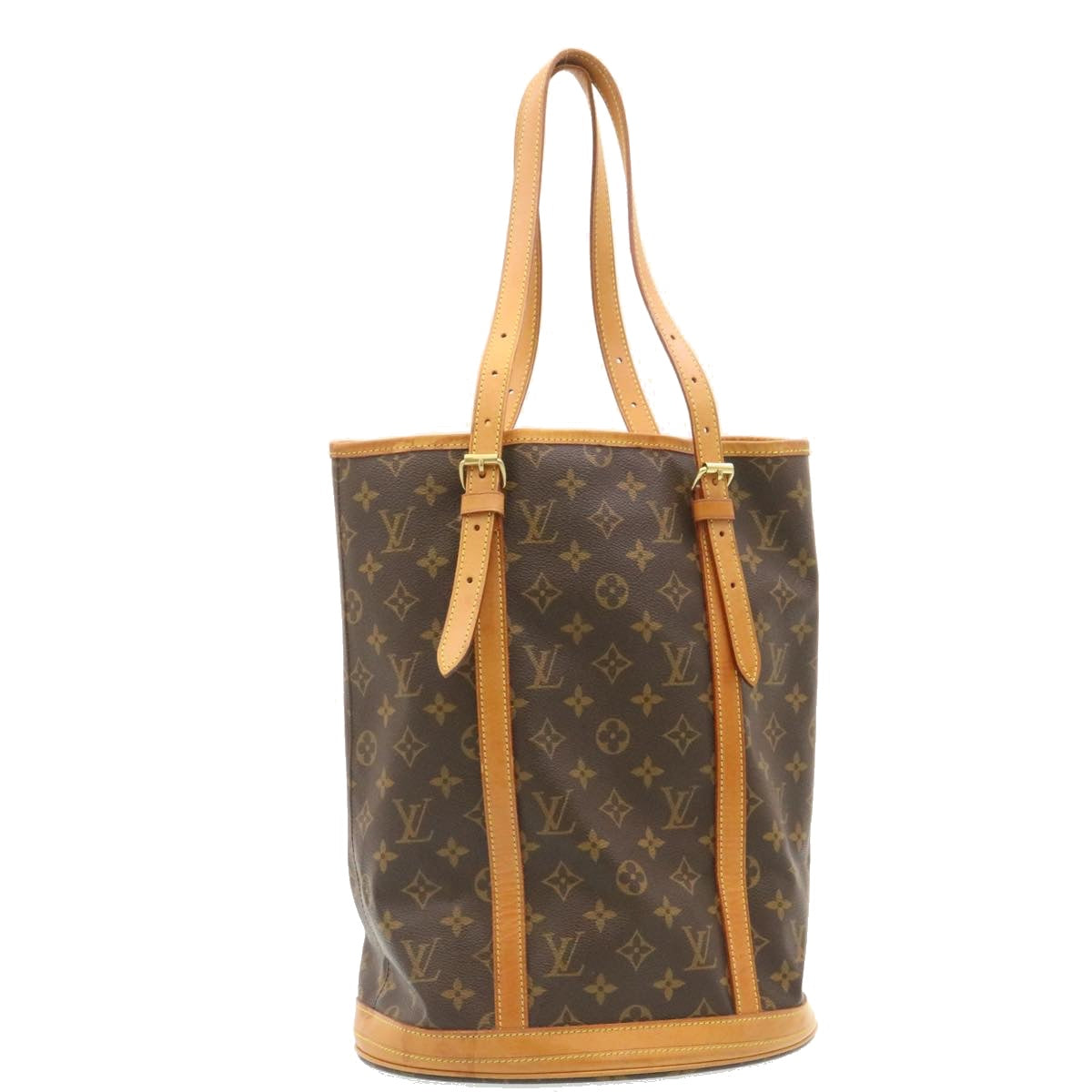 LOUIS VUITTON Monogram Bucket GM Shoulder Bag M42236 LV Auth ac453