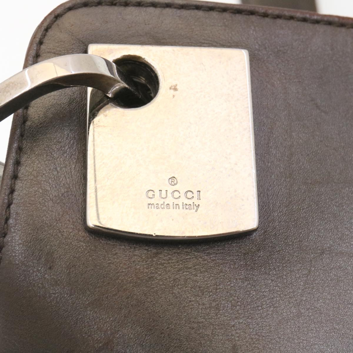 GUCCI GG Canvas Shoulder Bag Canvas Brown Auth ac587