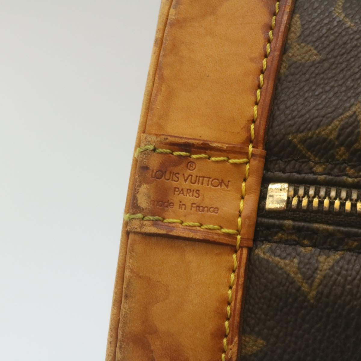 LOUIS VUITTON Monogram Alma Hand Bag M51130 LV Auth ac603