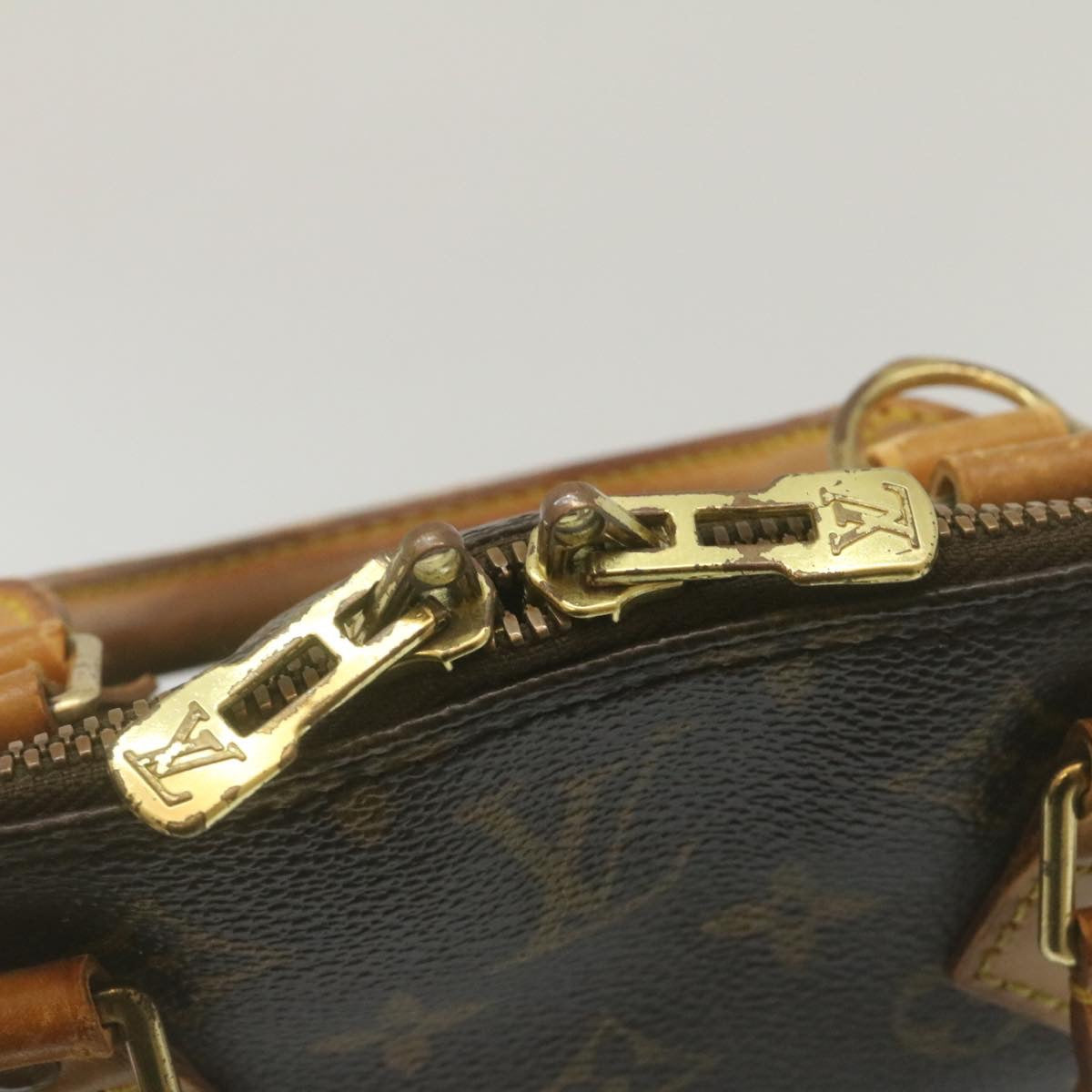 LOUIS VUITTON Monogram Alma Hand Bag M51130 LV Auth ac603