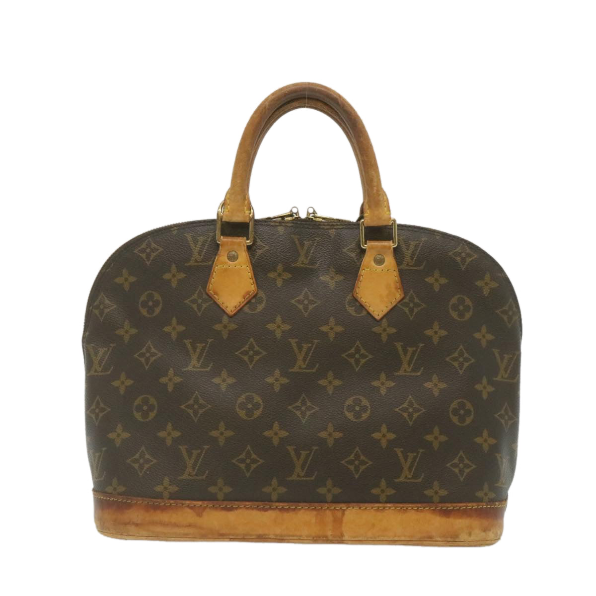 LOUIS VUITTON Monogram Alma Hand Bag M51130 LV Auth ac603