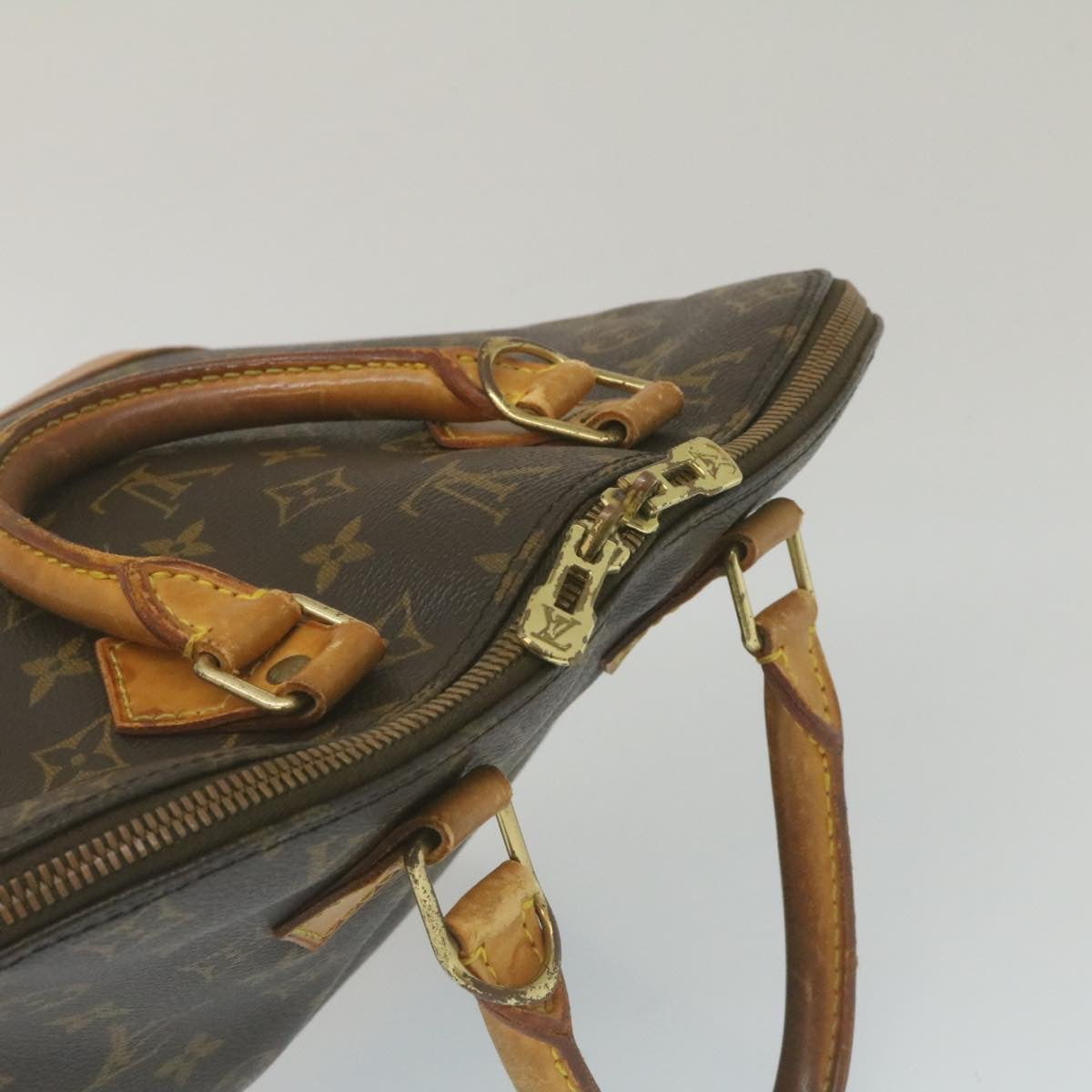 LOUIS VUITTON Monogram Alma Hand Bag M51130 LV Auth ac603