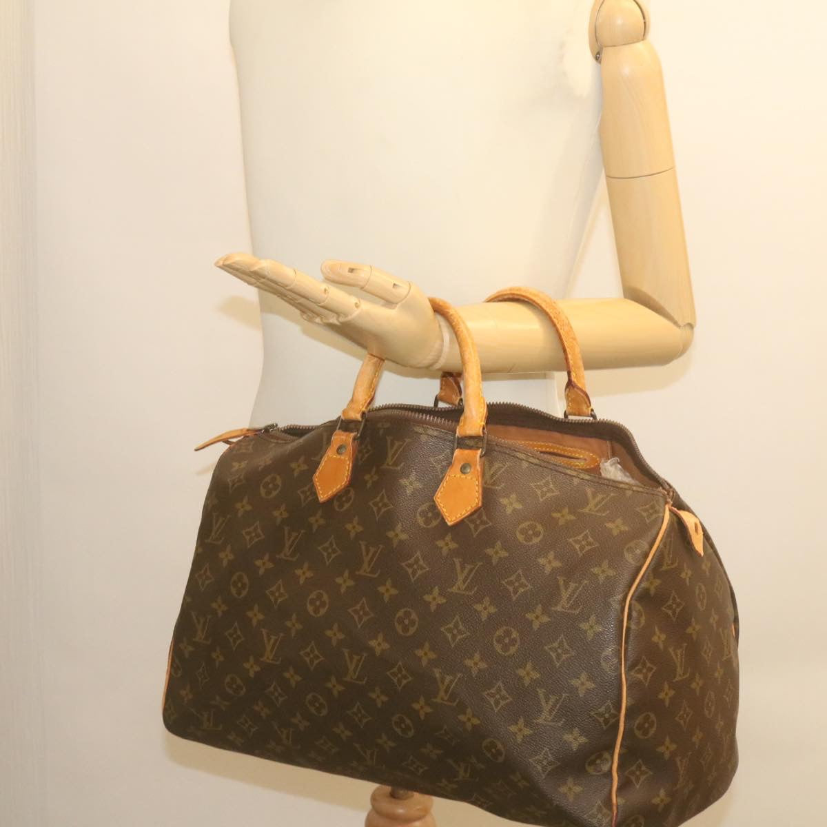 LOUIS VUITTON Monogram Speedy 40 Hand Bag M41522 LV Auth ac630