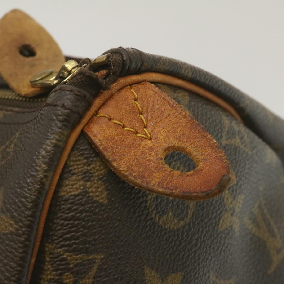 LOUIS VUITTON Monogram Speedy 30 Hand Bag M41526 LV Auth ac637