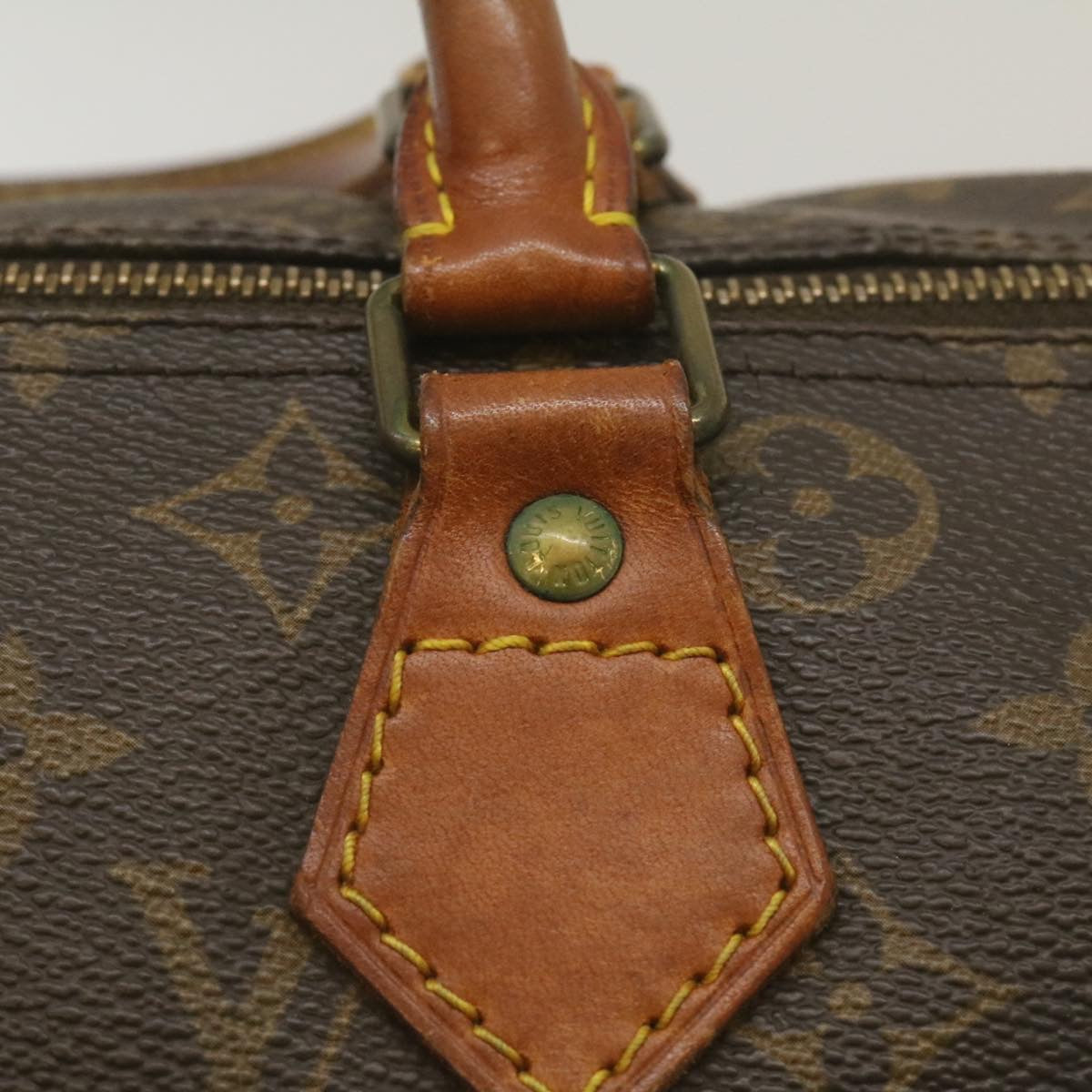 LOUIS VUITTON Monogram Speedy 30 Hand Bag M41526 LV Auth ac637