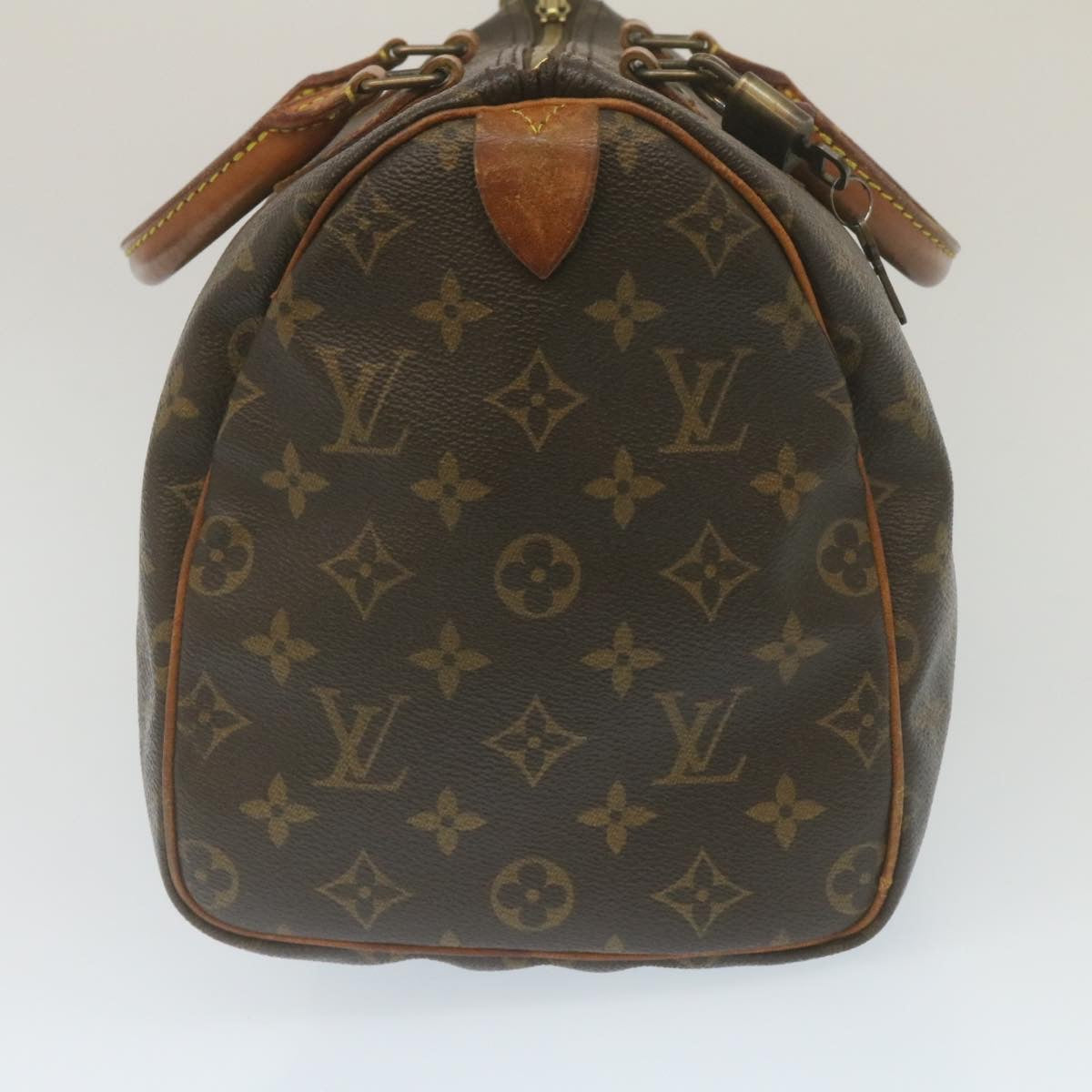 LOUIS VUITTON Monogram Speedy 30 Hand Bag M41526 LV Auth ac637