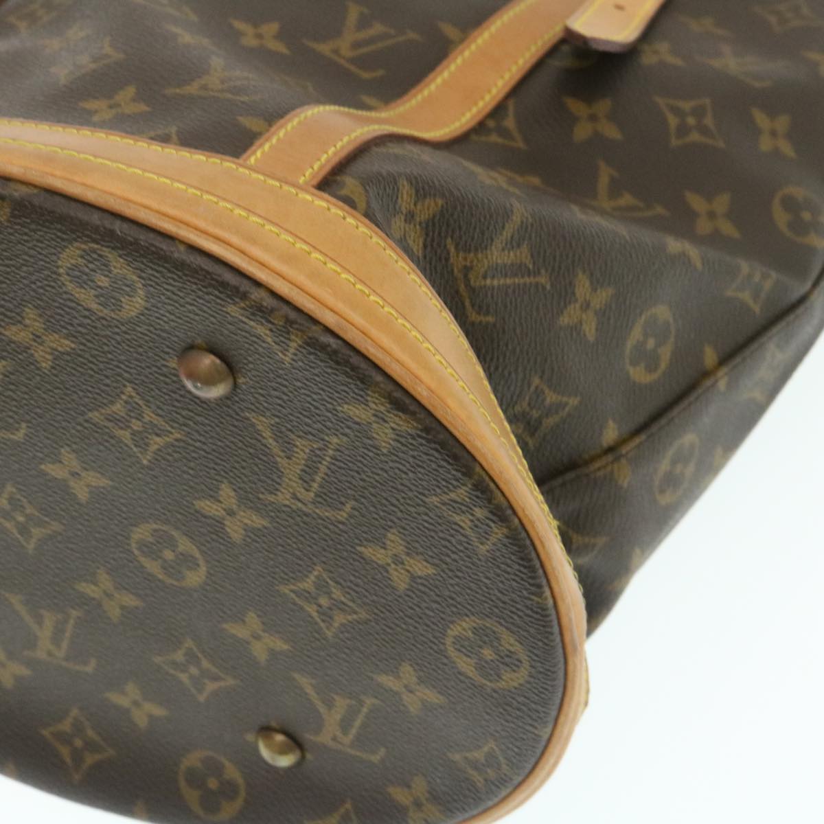 LOUIS VUITTON Monogram Bucket GM Shoulder Bag M42236 LV Auth ac641